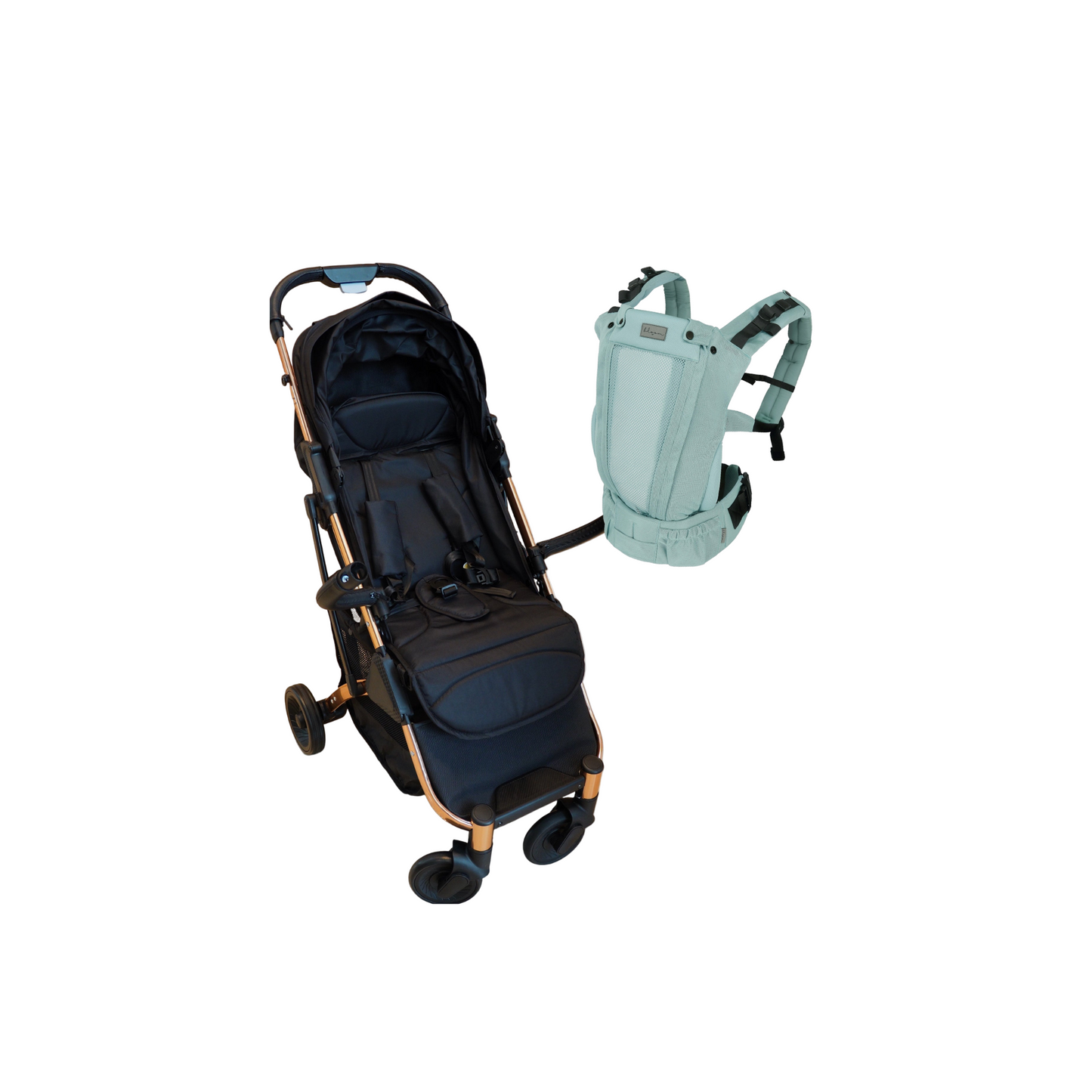 Baby Carrier + Travel Stroller (Save $222)