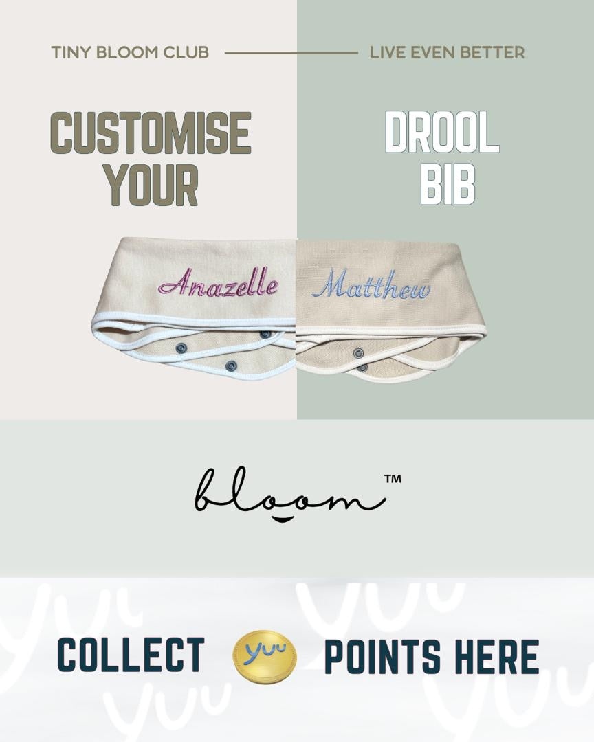 Bloom Drool Bib Customisation