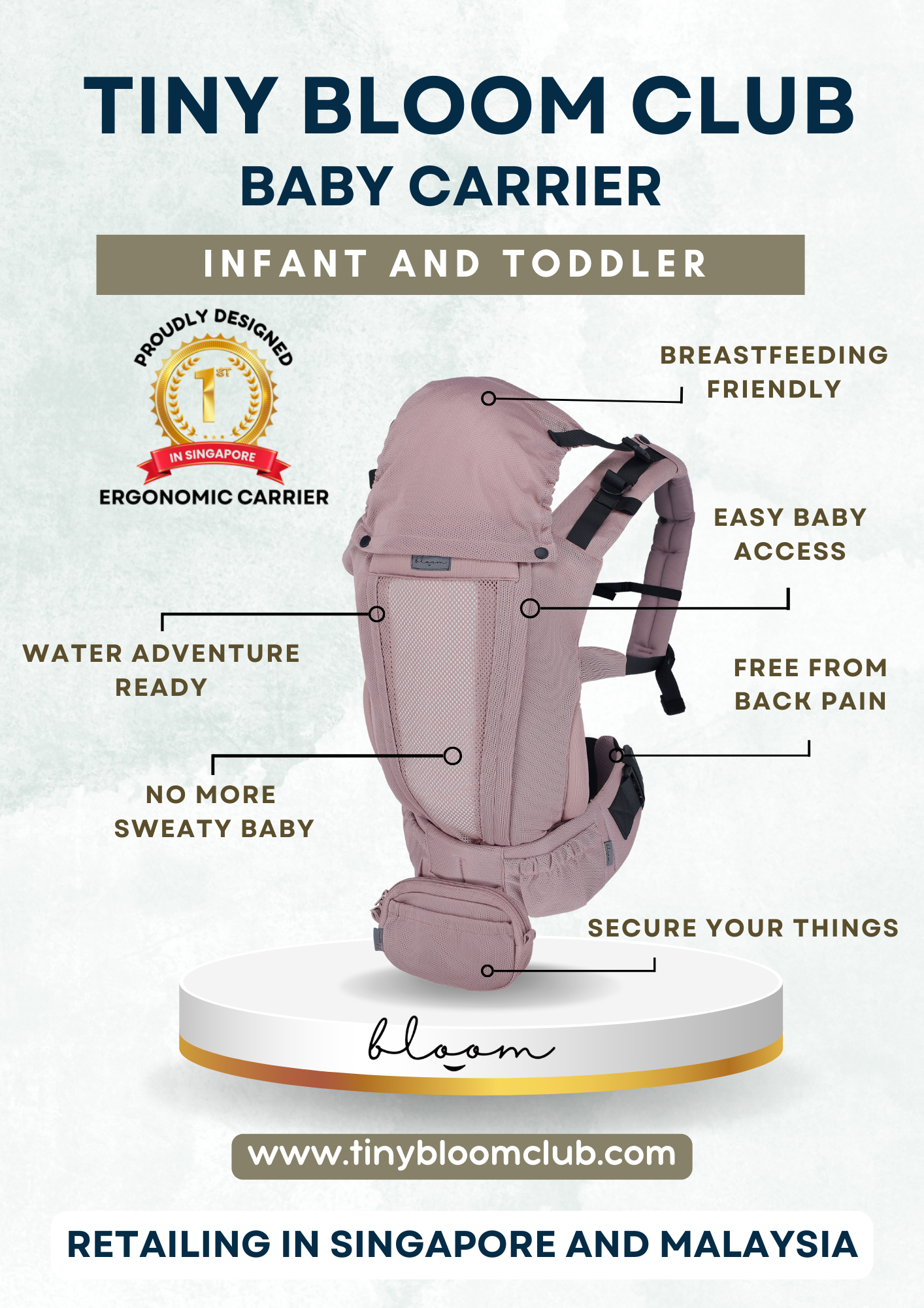 Bloom ‘with You’ Toddler Carrier